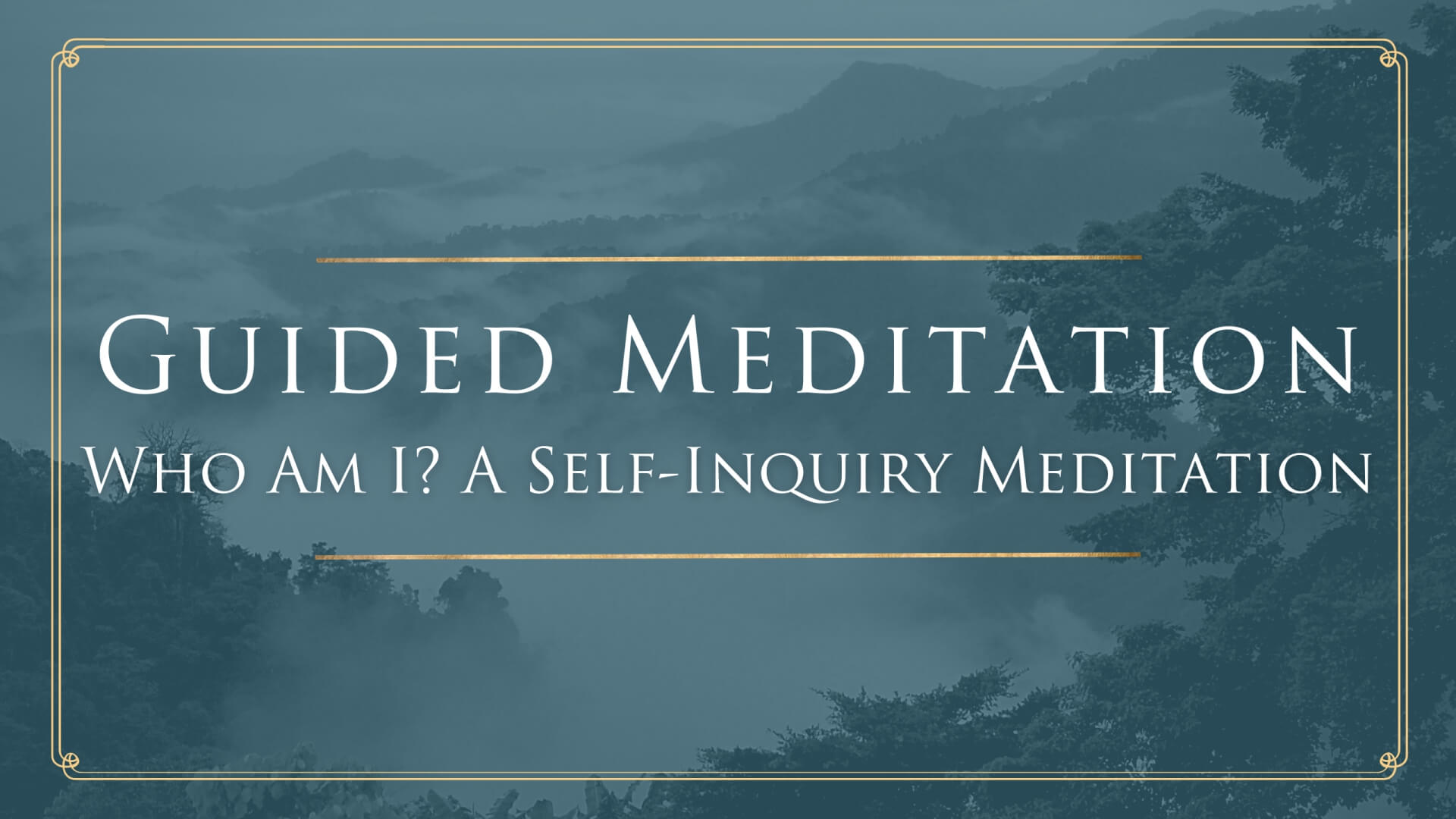 Who Am I? A Self-Inquiry Guided Meditation with Shunyamurti